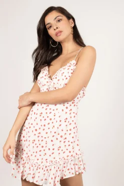 Tobi Cross My Heart Bustier Sundress Mini Dress -