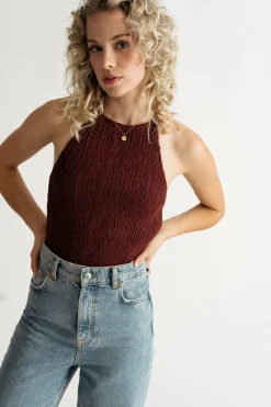 Tobi Curtis Crop Top - Ivory