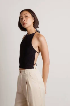 Tobi Curtis Crop Top - Ivory