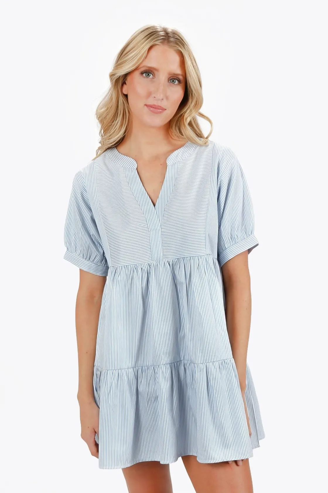Tobi Czarina Tiered Babydoll Mini Dress -