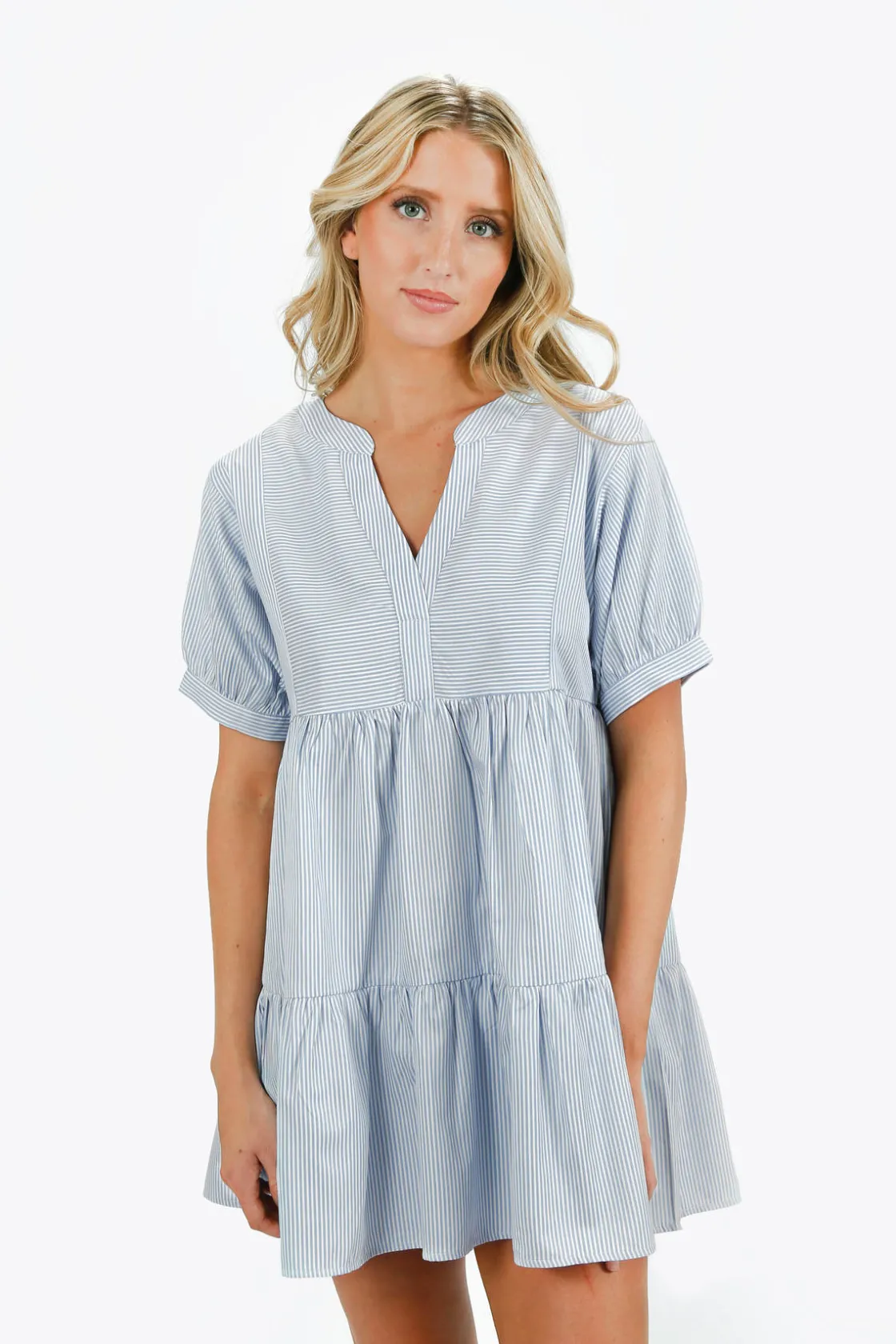 Tobi Czarina Tiered Babydoll Mini Dress -