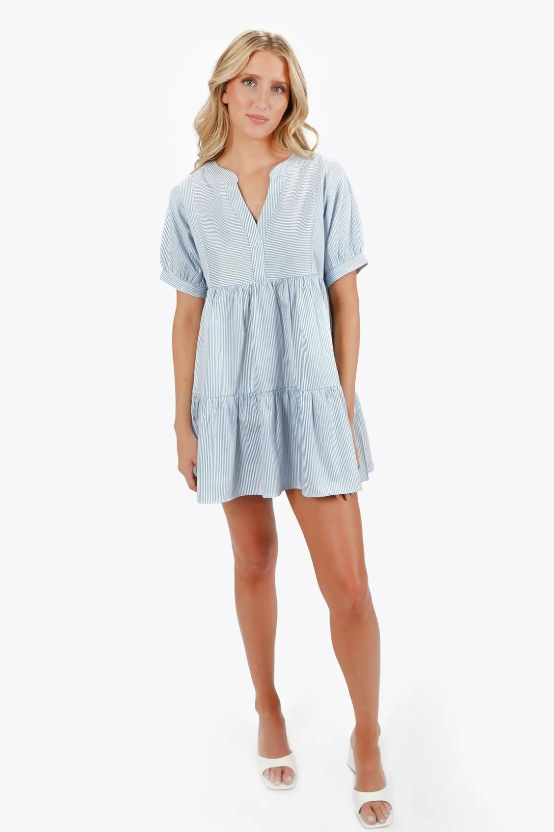 Tobi Czarina Tiered Babydoll Mini Dress -