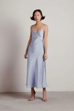 Tobi Dancing With A Stranger Satin Midi Slip Dress