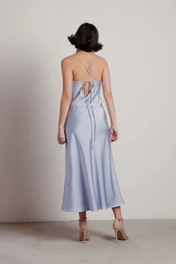 Tobi Dancing With A Stranger Satin Midi Slip Dress
