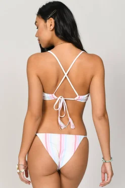 Tobi Darling Stripe Bikini Top -