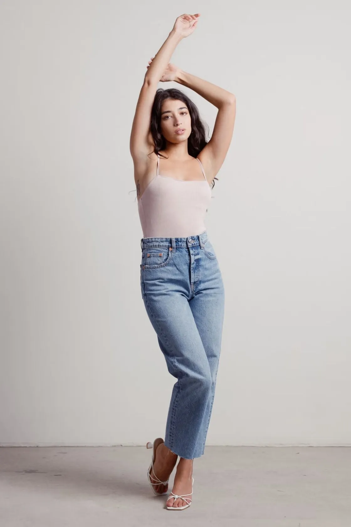 Tobi Days Off Cami Bodysuit - Mauve