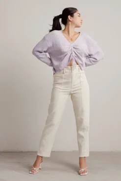 Tobi Deianira Ruched Sweater -