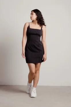 Tobi Deidra Pinstripe Cami Mini Dress -