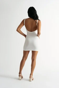 Tobi Demigod Open Back Bodycon Mini Dress - Black