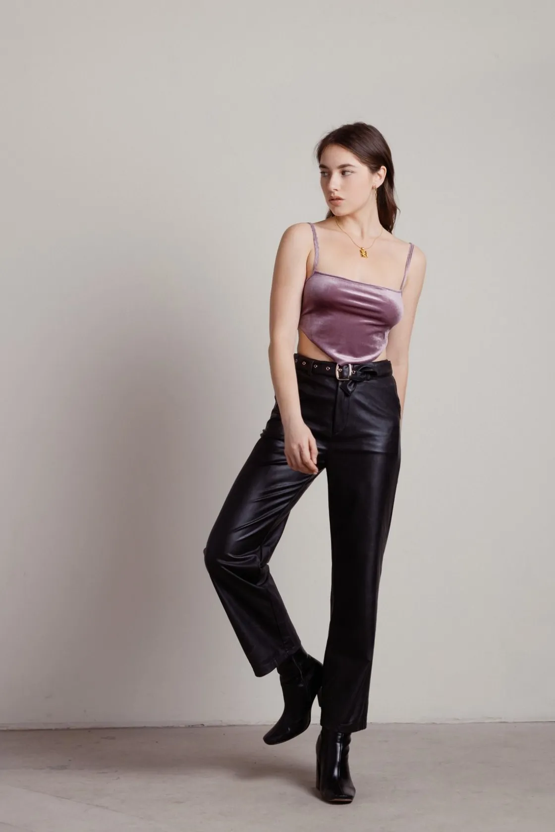 Tobi DeMun Crop Top - Gold