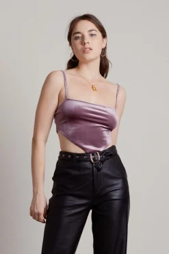 Tobi DeMun Crop Top - Gold