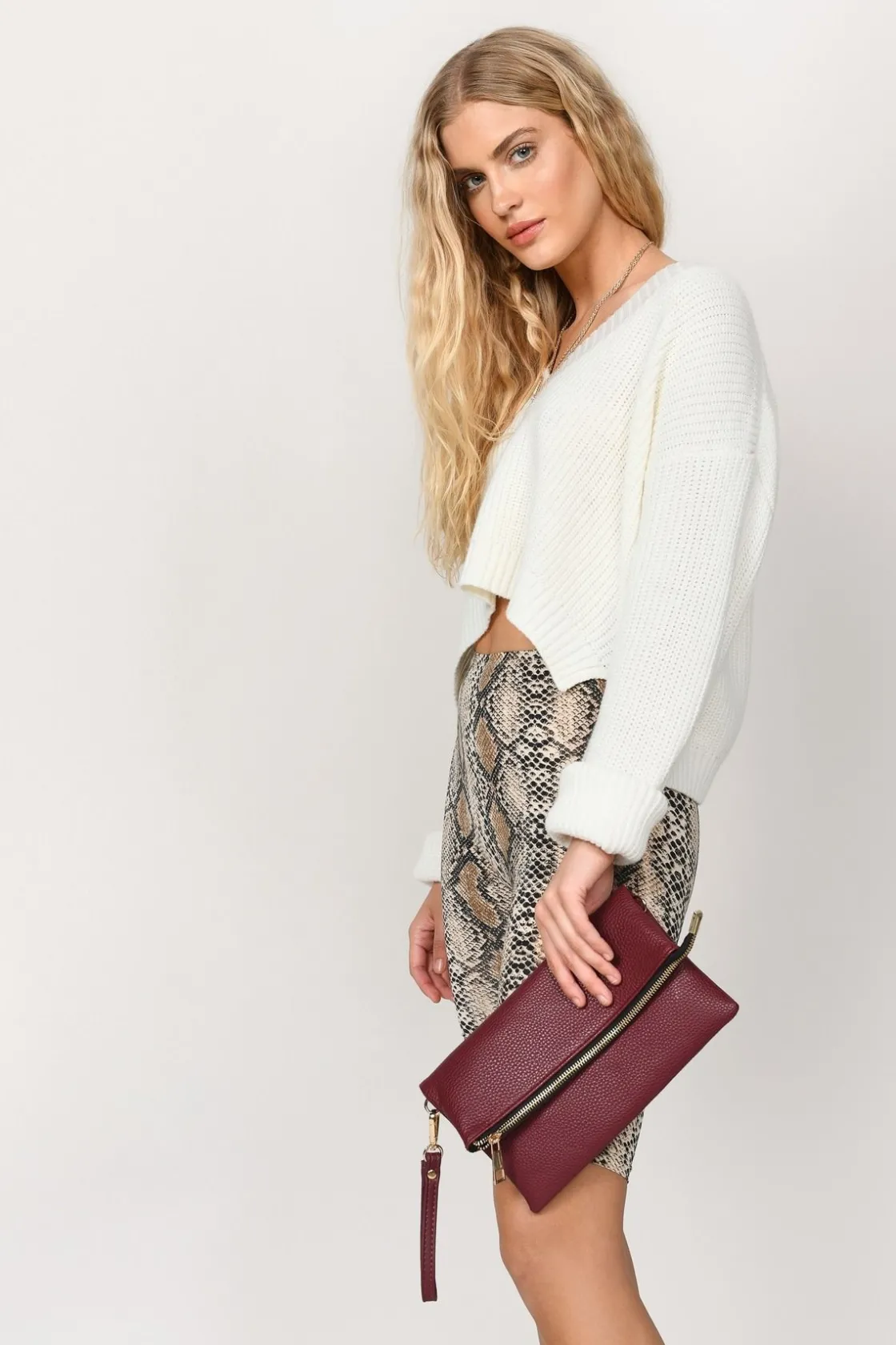 Tobi Diana Fold Over Clutch -