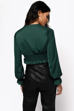 Tobi Diana Smocked Blouse -