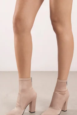 Tobi Dolce Vita Elana Satin Mid Calf Boots -