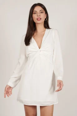 Tobi Don't Know What To Do Satin Shift Dress