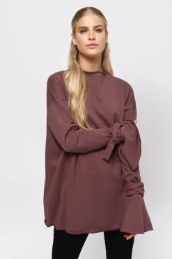 Tobi Don't Mock Me Tie Sleeve Top -