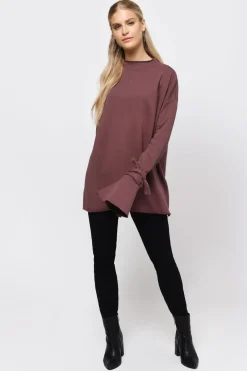 Tobi Don't Mock Me Tie Sleeve Top -