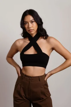 Tobi Dora Crop Top - White