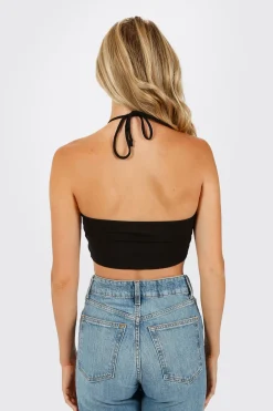 Tobi Down To Miami Crop Top - Pistachio Green