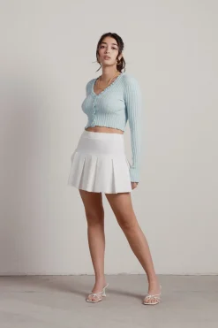Tobi Dreamy Ruffle Cardigan -