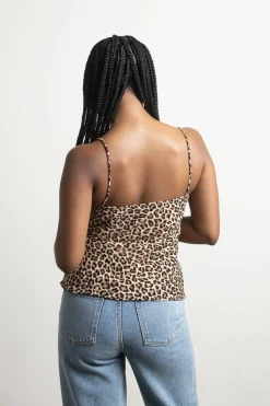 Tobi Drive Me Wild Leopard Print Top -