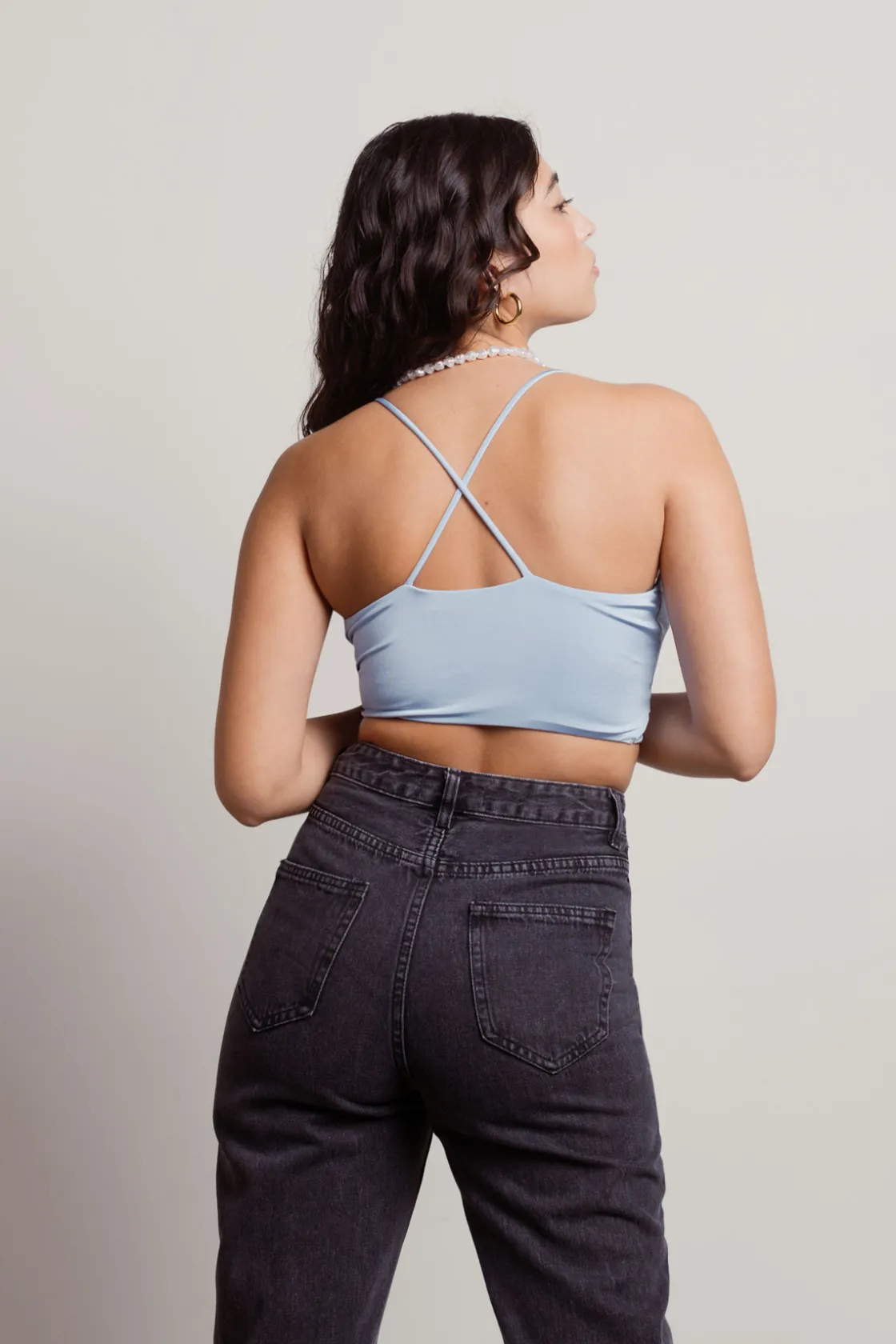 Tobi Drive To Malibu Crop Top - Chartreuse