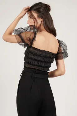 Tobi Duffy Smocked Blouse -