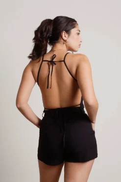 Tobi Dylan Open Back Top And Short Set - Ivory
