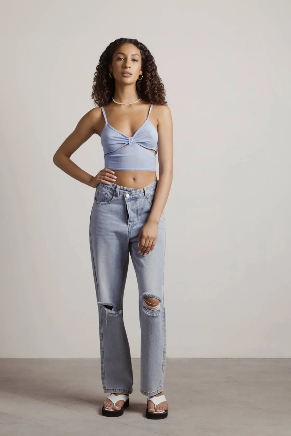 Tobi Ease In Crop Top -