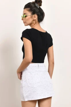 Tobi Eberly High Waist Mini Skirt -
