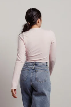 Tobi Elaire Two-toned Top - White & Blue