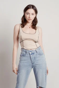 Tobi Elevated Tank Top - Green