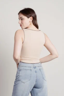 Tobi Elevated Tank Top - Green
