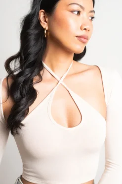 Tobi Elki Crop Top And Cardigan Set -