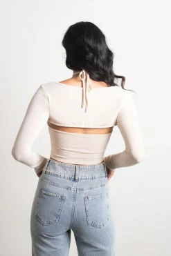 Tobi Elki Crop Top And Cardigan Set -