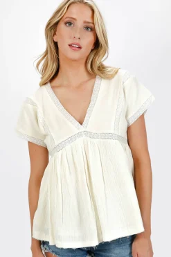 Tobi Elliana Lace Blouse -
