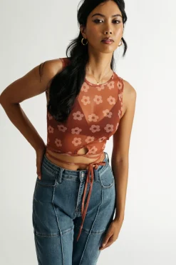Tobi Emi Crop Top - Ginger