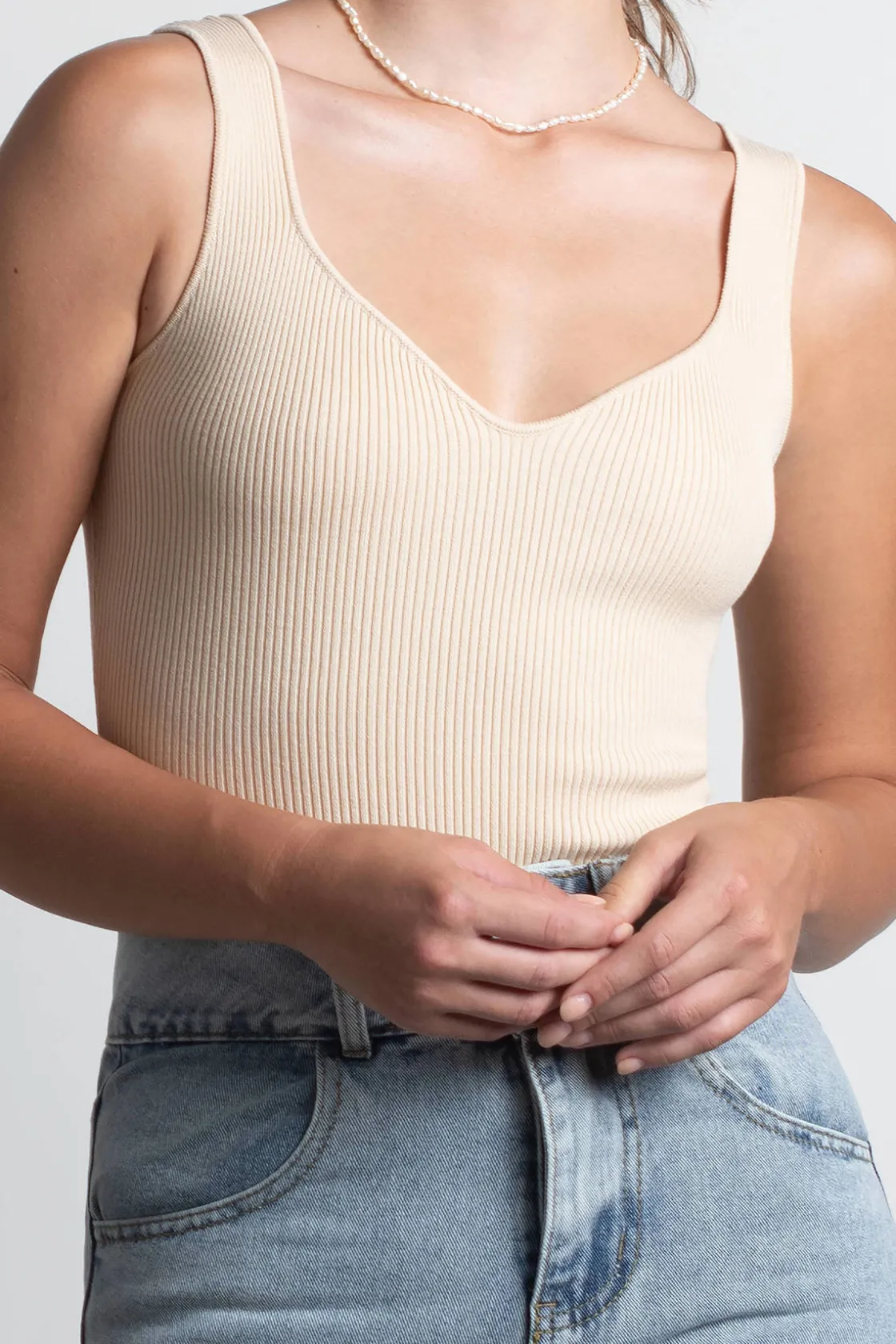 Tobi Enila Ribbed Bodysuit -