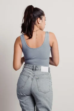 Tobi Eva Tank Top - Peri Blue
