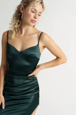 Tobi Everlasting Moments Satin Midi Dress