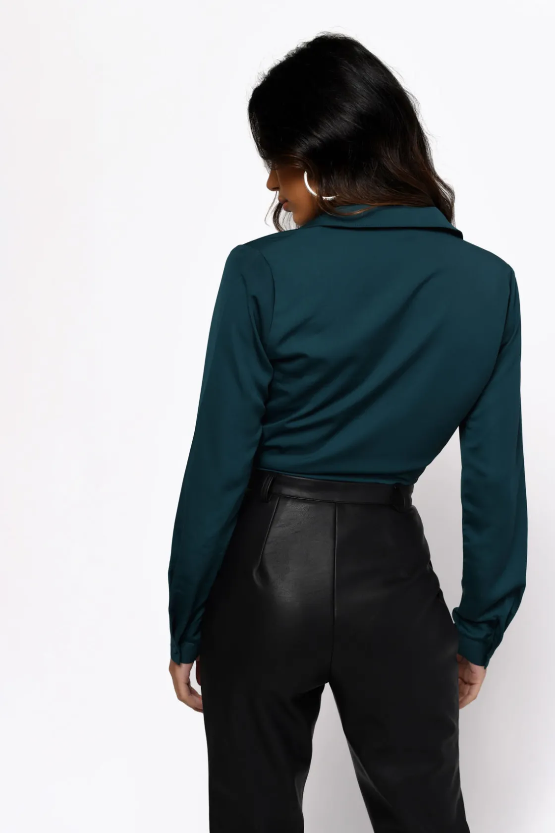 Tobi Every Time Crop Top - Emerald