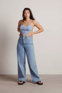 Tobi Evolved Crop Top - Oatmeal