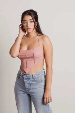 Tobi Evolved Crop Top - Oatmeal
