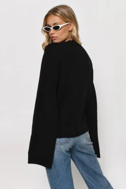 Tobi Faded Love Crew Neck Sweater - Toast