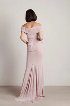 Tobi Fall For Me Off The Shoulder Mermaid Maxi Dress - Emerald
