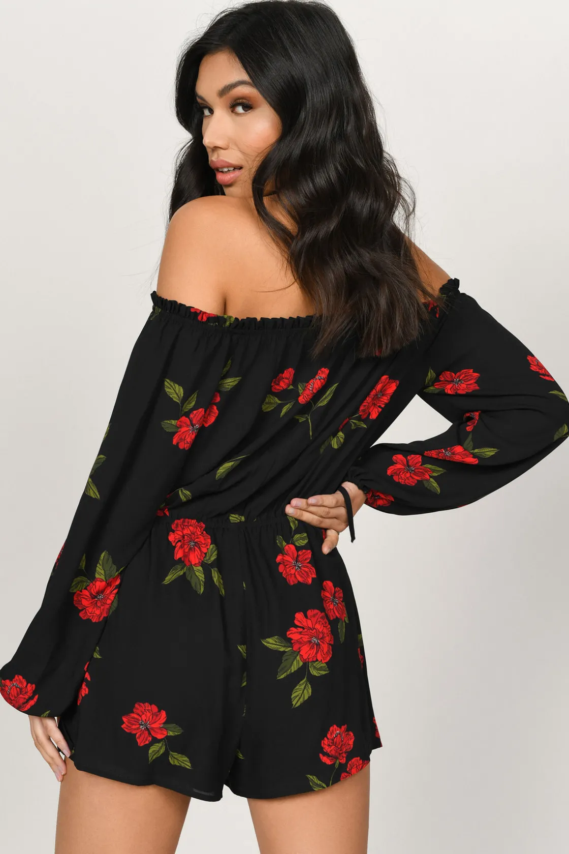 Tobi Farrah Floral Romper -