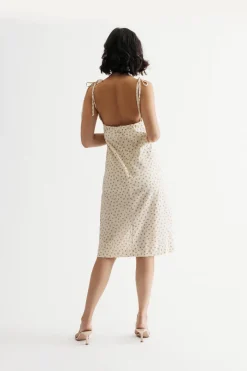 Tobi Feels Like Summer Floral Slit Mini Dress - Ivory Multi