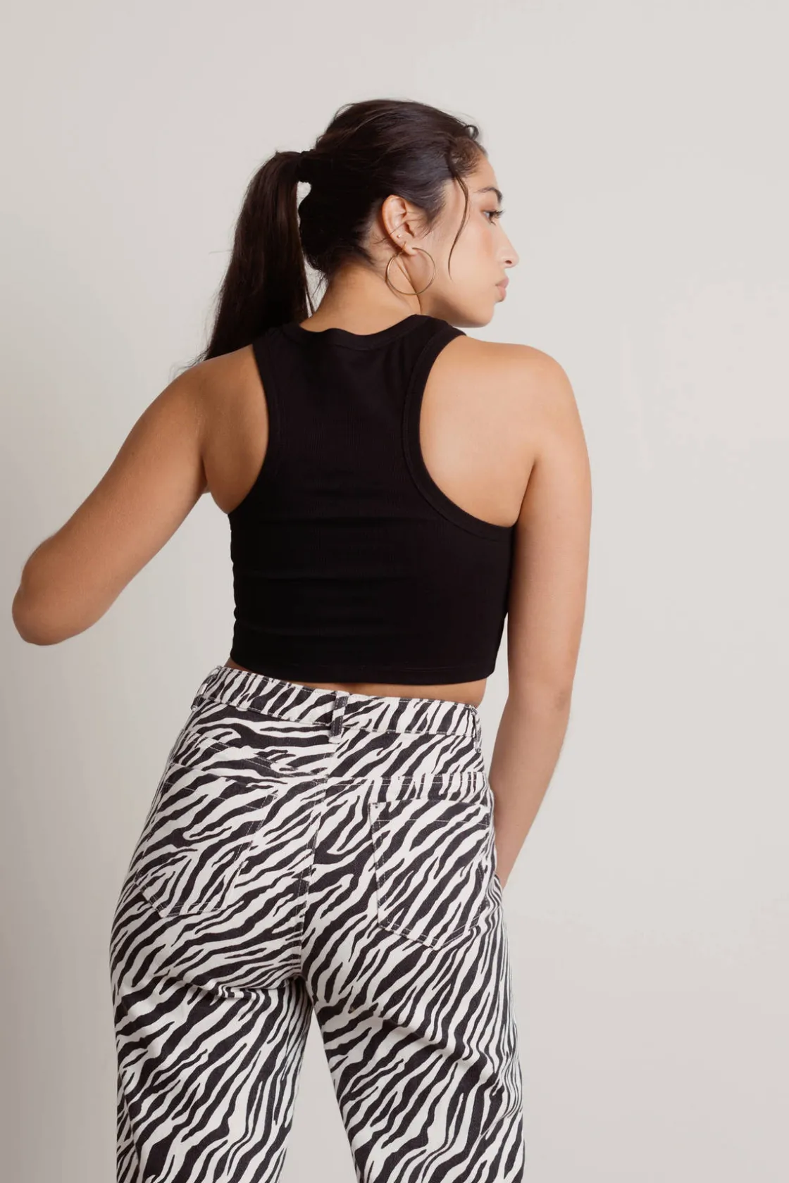Tobi Fernandez Crop Top - Black