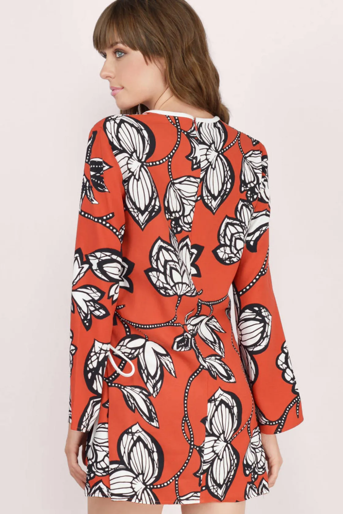 Tobi Finders Keepers Fly Away Long Sleeve Mini Dress -