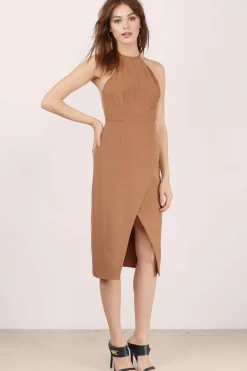 Tobi Finders Keepers Guilty Pleasure Open Back Slit Midi Dress -